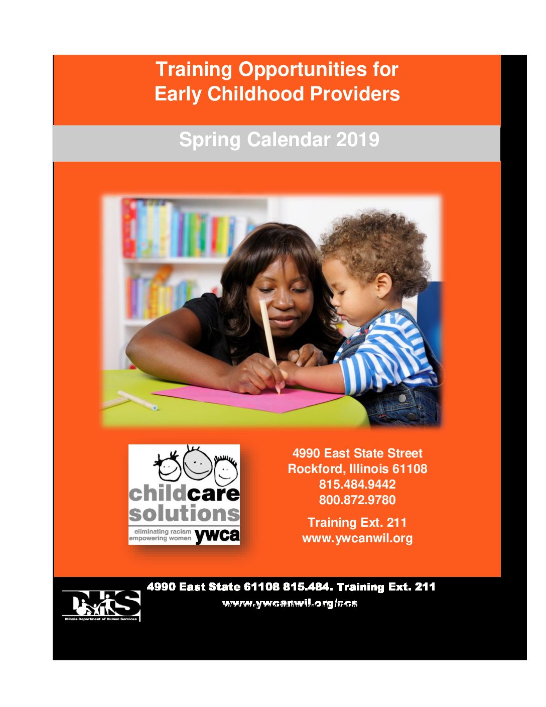 Child Care Training Calendar (AprilJune) YWCA Northwestern IL